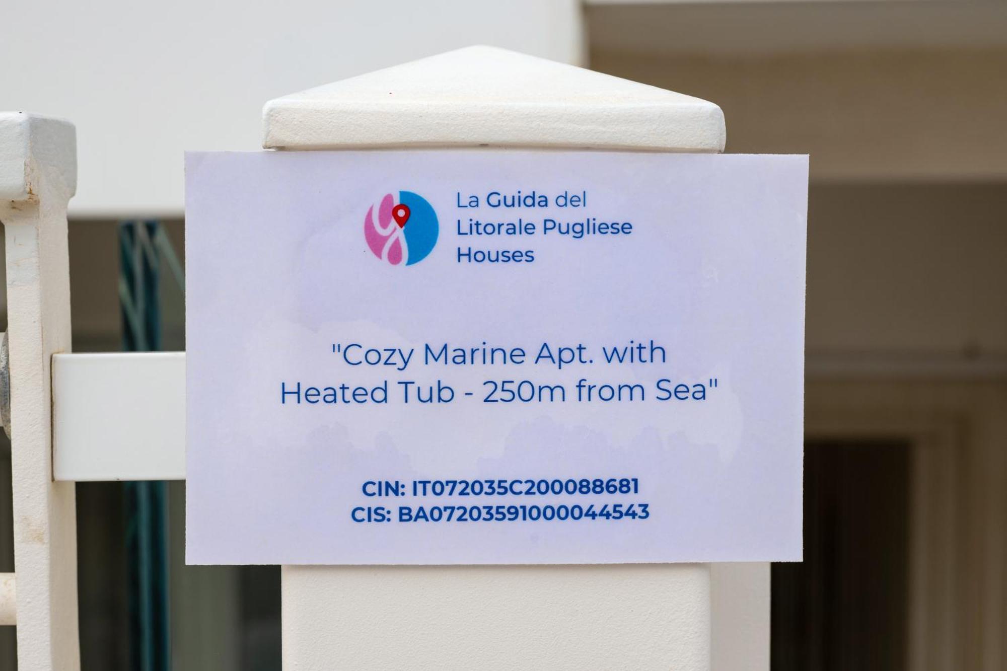 Cozy Marine Apt With Jacuzzi - 250Mt From Sea 폴리나노 아마레 외부 사진